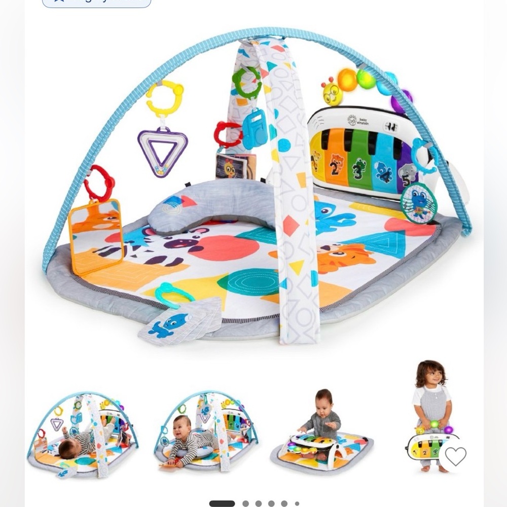 Baby Einstein 4-in-1 Kickin' Tunes Music and Language Discovery Play Gym - Picture 2 of 4